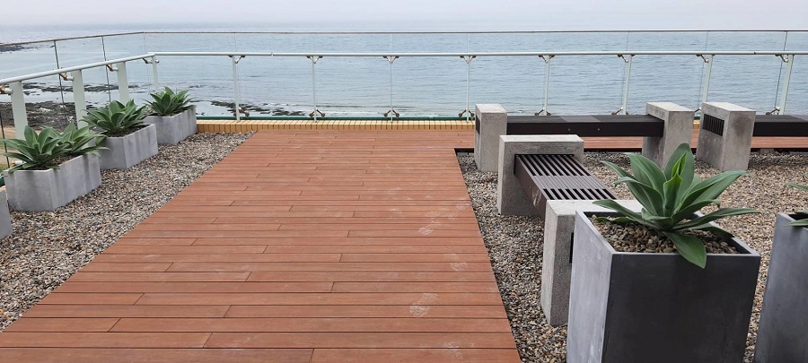 dense bamboo decking