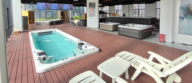 Commercial Swim Spa Testing Area
