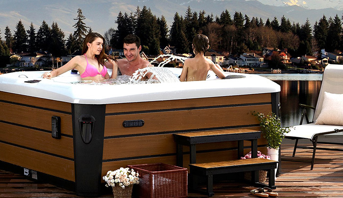 Lakefront Resort Hot Tubs